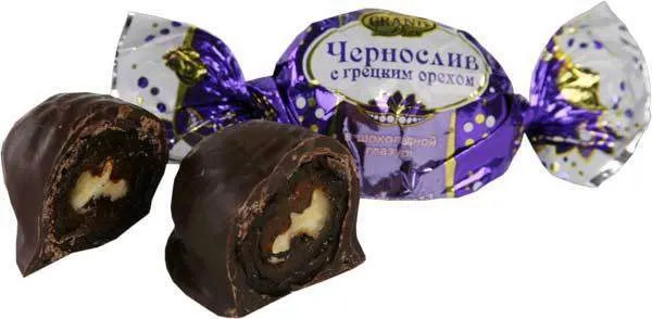 фотография продукта курага и чернослив в шоколаде